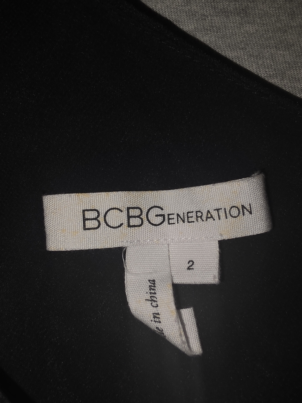 BCBGeneration One-Shoulder Black Draped Cocktail Party Dress - Picture 2 of 10